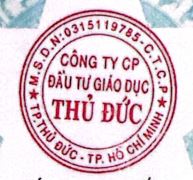 CÔNG TY CP ĐẦU TƯ GIÁO DỤC THỦ ĐỨC